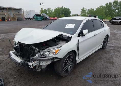 2017 Honda Accord Sport Se z USA, uszkodzony, nr VIN 1HGCR2F1XHA286879